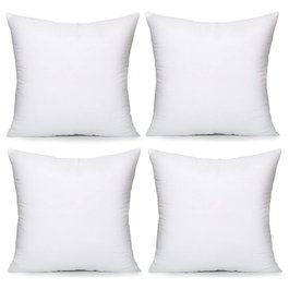Aberto Design Relleno de Almohada 45 x 45 cm (4 Piezas) Blanco